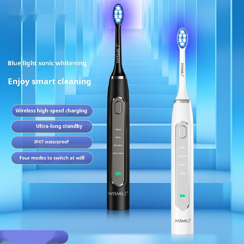 Electric Toothbrush with LED Soft Bristles