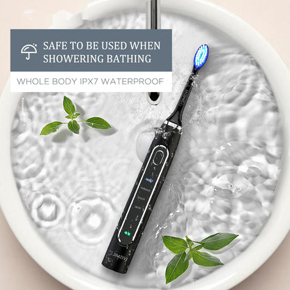 Electric Toothbrush with LED Soft Bristles