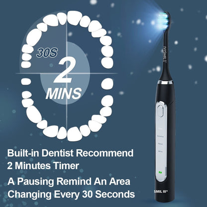 Electric Toothbrush with LED Soft Bristles