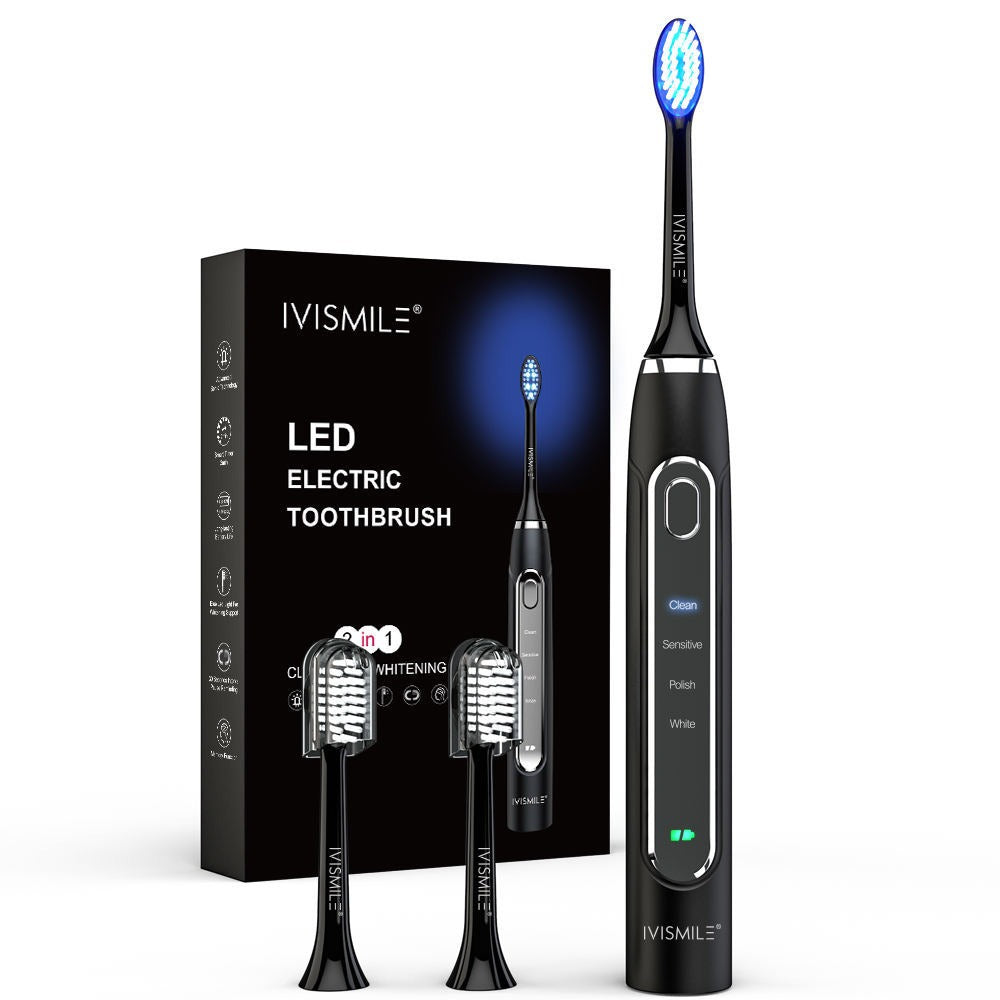 Electric Toothbrush with LED Soft Bristles