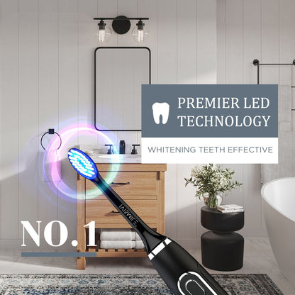 Electric Toothbrush with LED Soft Bristles